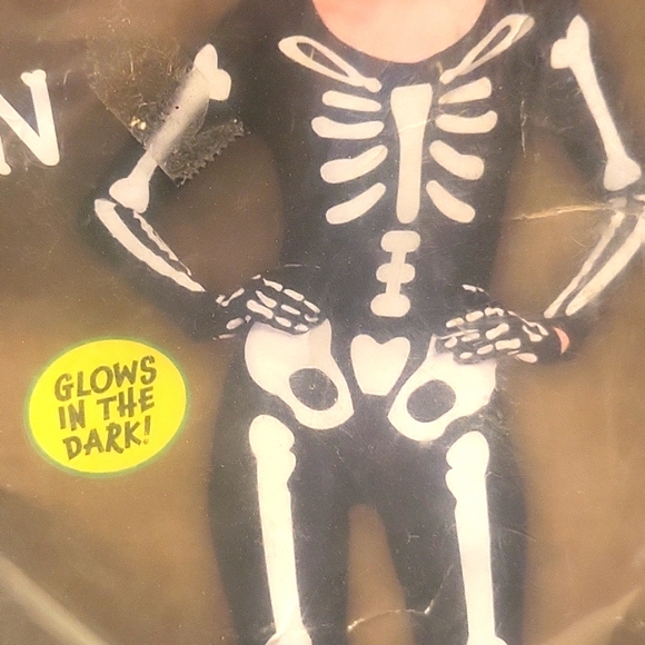 SALE!! Glow in the dark Adult Skelton costume M - Picture 2 of 5